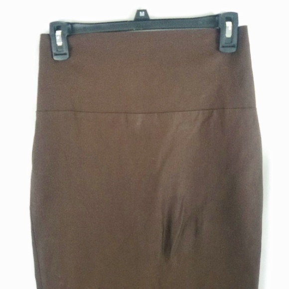 Spring Street Brown Stretchy Pencil Skirt 9/10 - Picture 2 of 5